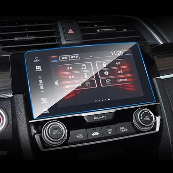 Para Honda Civic 10 de 2016 2017 2018 2019 2020 Vidro Temperado de Navegação de Carro do Filme Protetor da Tela de Toque do LCD Adesivo Acessórios