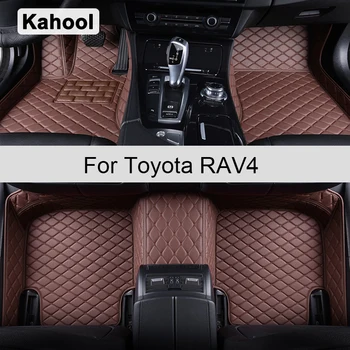 Kahool esteira do Assoalho do Carro Para Toyota RAV4 2005-2021 Anos Pé Coche Acessórios Auto Tapetes