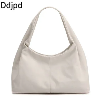 Ddjpd De Design De Moda De Lona De Senhoras Mini Bolsa Casual Cor Sólida Pequeno Saco De Ombro Senhoras Simples Saco De Shopping Tote Bag