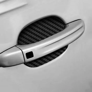 2022 Porta do Carro Adesivo de Fibra de Carbono para Kia Ceed Cerato Optima Rio 3 K2 Alma Sportage Picanto Chave Shell Titular