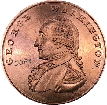 Estados unidos 1795 Washington Liberdade e Segurança Centavo, s.d., Baker Vermelho Cobre Cópia moedas
