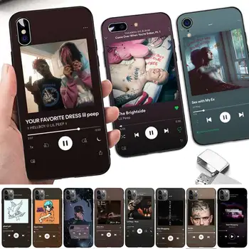 Lil Peep Hellboy Amor álbum de Telefone de Caso para o iphone 13 8 7 6 6S Plus X 5S SE DE 2020 XR 11 12 pro XS MAX.