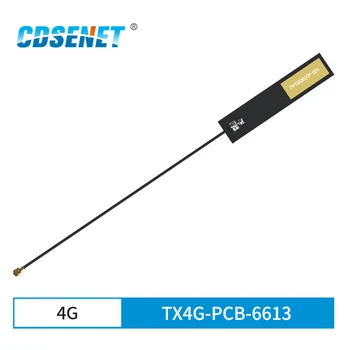 10pcs 4G LTE Antena TX4G-PCB-6613 do PWB Tamanho Pequeno Auto-adesivo para o Módulo sem Fio 5dBi Antena Interna IPEX-I Interface