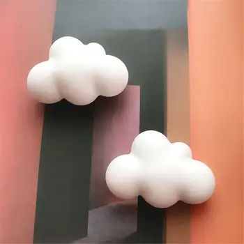 1PCs 3D da Forma de Nuvem de Chocolate Molde de Silicone Mousse de Fondant Cubo de Gelo Molde de Pudim de Doce de Sabão Vela Moldes de Cozimento a Decoração do Bolo