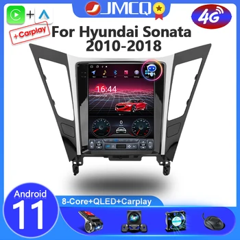 Android 11 2 Din Rádio do Carro Para Hyundai Sonata para 2010-2018 Multimídia Vídeo Player de Navegação 4G Carplay/Android Auto Chefe da Unidade de DVD