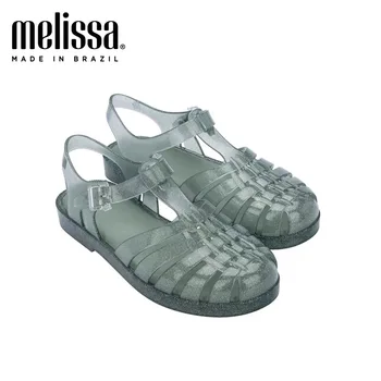 Mulheres Melissa Roma Verão Sandálias 2022 Venda Quente Retro Senhoras Jelly Shoes Meninas Televisão Calcanhar De Férias Sapatos De Praia
