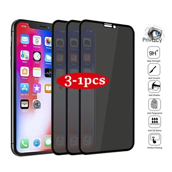 1-3PCS Melhor de Privacidade de Vidro Temperado Anti-Filmes de espionagem para Iphone 6S 7 8 Plus X XR XS IPhone 14 13 12 11 Pro Max Mini Protetor de Tela