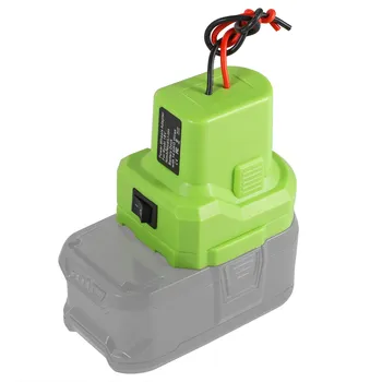 DIY Adaptador de Bateria Para Ryobi E ARTESÃO Ferramentas de Bateria de Lítio de 18 V Com chave de Chumbo Conector de Alimentação
