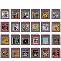 GBC Cartucho de Jogo De 16 Bits Consola de jogos de Vídeo do Cartão Série Pokemon Battle Factory Azul Kaizo Brown Christmas Laranja para GBC/GBA/SP