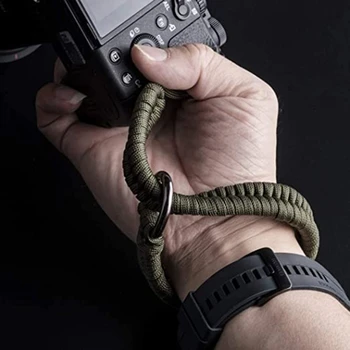 Liberação rápida Conector para Câmera SLR Alça de Ombro e de Mão-de Tecido Pulseira de Montanhismo Acessórios 55KC