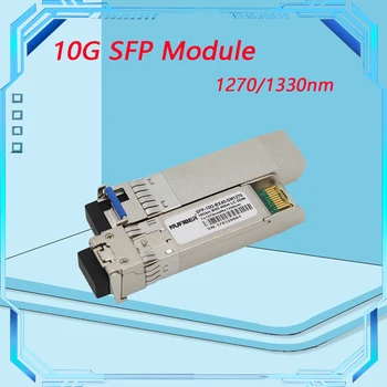 10G BIDI SM LC WDM SFP+ Module 1270/1330nm Único Modo 10-80 KM de Fibra Óptica do Módulo Compatível Com Cisco Switch
