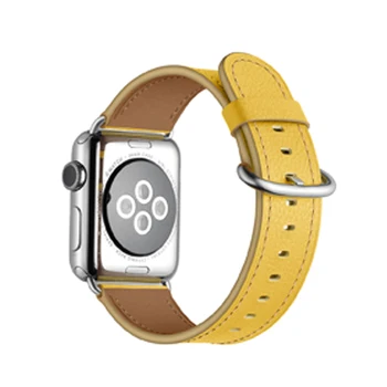 Pulseira de couro Para Apple faixa de Relógio de 42mm 44mm correa iwatch 38mm/40mm Clássico Fivela do bracelete para apple assistir a banda 5 4 3 se 6 7