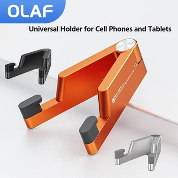 Olaf Suporte Universal para Celulares e Tablets, Telefone Celular Stand da área de Trabalho Preguiçoso de Cabeceira para iPhone Xiaomi Samsung