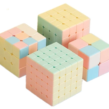 Os Macarons Cubo Mágico 3x3x3 Velocidade Cubo Profissão de Quebra-cabeça Cubo de Educação Brinquedos Engraçado, Jogo para Crianças Presentes