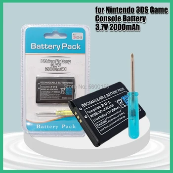 2000mAh 3.7 V bateria de Lítio-íon Bateria para Nintendo 3DS bateria de Substituição com toolsy