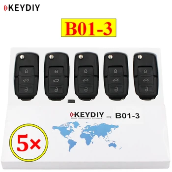 5pcs/monte KEYDIY série B B01-3 3 botão de controle remoto universal para KD900 URG200 KD-X2 mini KD para a geração de novos remoto